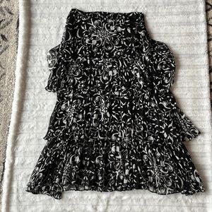 Kooples tiered midi skirt-size 1